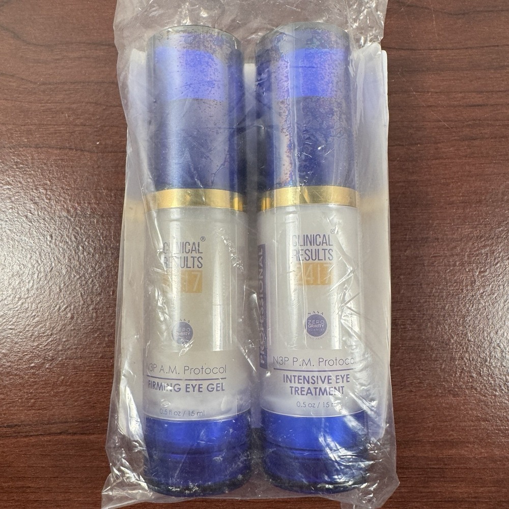 Clinical Results 24/7 Firming Eye Gel And Intensive Eye Treatment Duo New Sealed